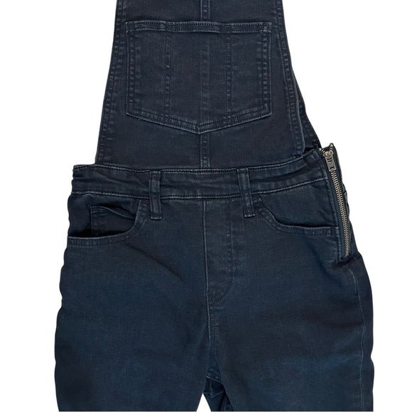 Levi's Women 27 Black Washed Denim Cowgirl Jean Goth Cotton Casual Pant Overalls - Picture 4 of 4